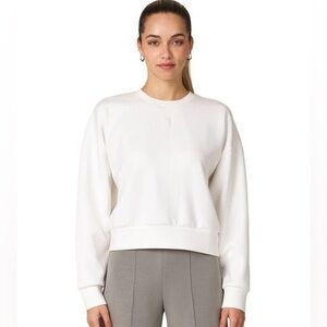 SPANX White Crewneck Top